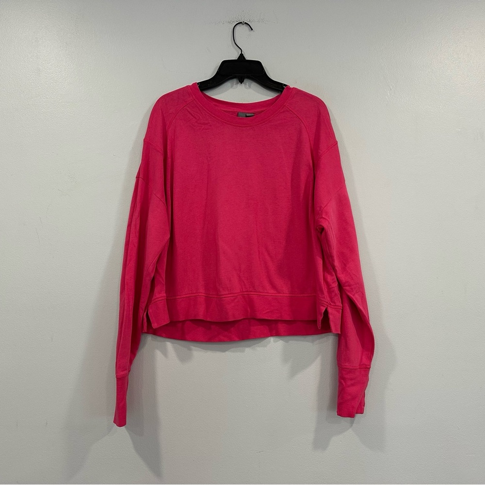 Sweaty Betty After Class Hot Pink Sweatshirt US 12